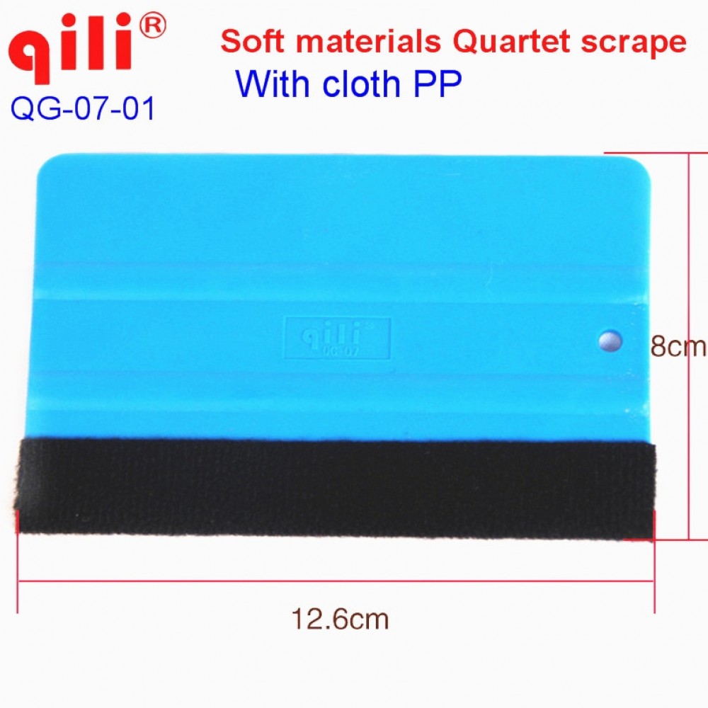 100pcs/car vinyl film wrapping tools squeegee with felt soft wall paper scraper mobile screen protector install squeegee tool