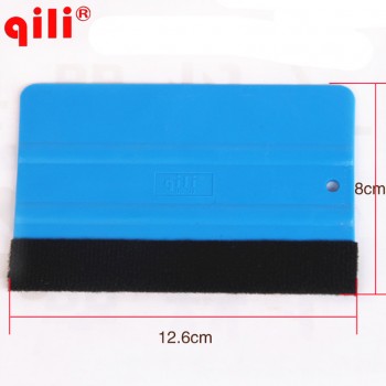 100pcs/car vinyl film wrapping tools squeegee with felt soft wall paper scraper mobile screen protector install squeegee tool