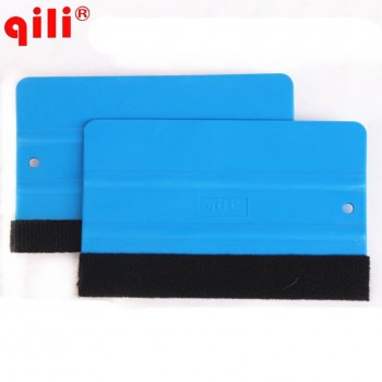 100pcs/car vinyl film wrapping tools squeegee with felt soft wall paper scraper mobile screen protector install squeegee tool