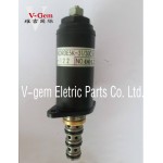 Fast Free shipping! Small arm of electric magnetic solenoid valve KDRDE5K-31 / 30C50-213 for Kobelco SK200-8,SK250/260/330/350-8
