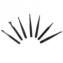 2018 HOT SALE New Car And Motorcycle tool New Style 7pcs Industrial Anti-static Tweezer Maintenance Tool Kit Vicky