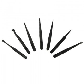 2018 HOT SALE New Car And Motorcycle tool New Style 7pcs Industrial Anti-static Tweezer Maintenance Tool Kit Vicky