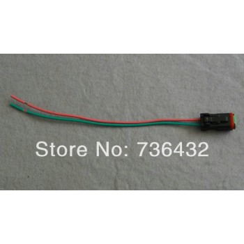 Free ship! PC100 -7 PC200-7 PC60-7 PC300-7 solenoid valve plug 2 line - excavator valve wire harness - excavator valve connector
