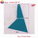 60pcs DHL Qili QG-47 Install Vinyl film install Tirangular Scaper Wall Paper Floor Clean And Industry Tool Squeegee Long Handle