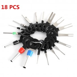 3pcs,8pcs,11pcs 18pcs Car Plug Circuit Board Wire Harness Terminal Extraction Pick Connector Crimp Pin Back Needle Remove Tool