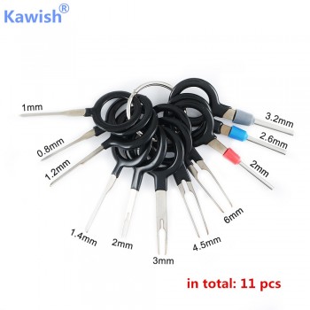 3pcs,8pcs,11pcs 18pcs Car Plug Circuit Board Wire Harness Terminal Extraction Pick Connector Crimp Pin Back Needle Remove Tool