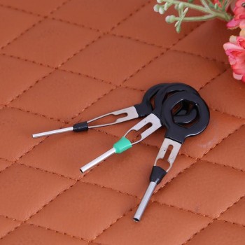 11 Pcs Auto Car Plug Circuit Board Wire Connector Pin Removal Harness Terminal Extraction Pick Crimp Pin Back Needle Set