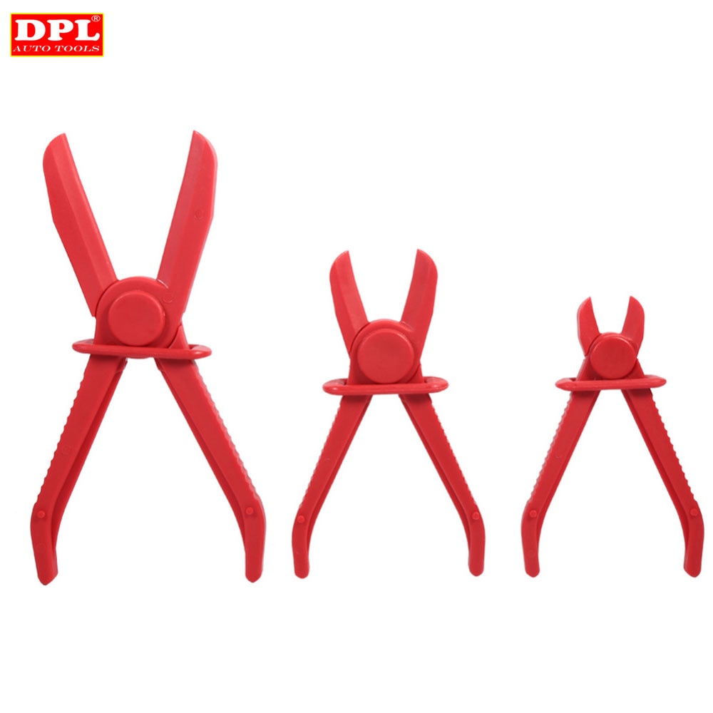 3Pcs/Set Nylon Hose Clamp Tool Set Brake Fuel Water Line Clamp Plier Hands Free Tool