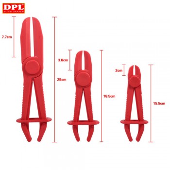 3Pcs/Set Nylon Hose Clamp Tool Set Brake Fuel Water Line Clamp Plier Hands Free Tool