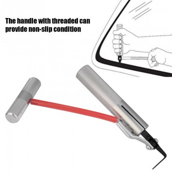 Aluminum alloy Car Power Windshield Remover Tool Hand Removal Broach Group Window Seal Rubber Auto Removal Tools