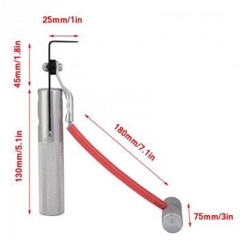 Aluminum alloy Car Power Windshield Remover Tool Hand Removal Broach Group Window Seal Rubber Auto Removal Tools