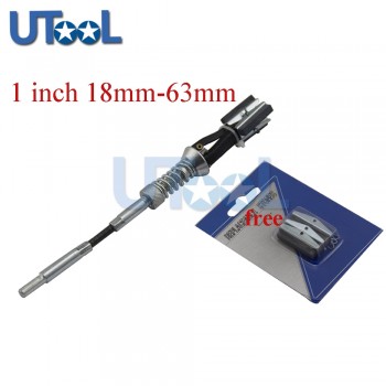 3 jaw Adjustable Brake Piston Cylinder Hone Tool 18mm-63mm with 30mm Replaceable Stones Set