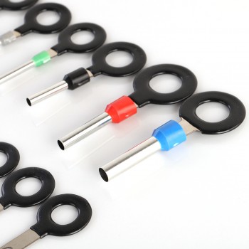 New!18 pcs Auto Car Plug Circuit Board Wire Harness Terminal Extraction Pick Connector Crimp Pin Back Needle Remove Tool Set