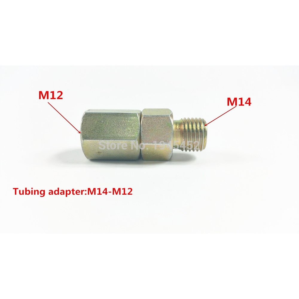 Free shipping!Tubing conversion joints, high-pressure tubing conversion interface, test-tubing adapter, M14 to M12