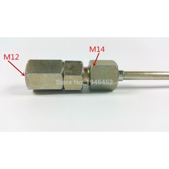 Free shipping!Tubing conversion joints, high-pressure tubing conversion interface, test-tubing adapter, M14 to M12