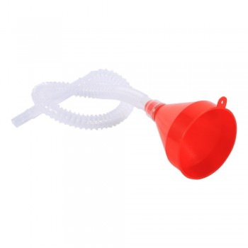 1 pcs Universal Vehicle Plastic Filling Funnel with Soft Pipe Spout Pour Oil Tool Petrol Diesel