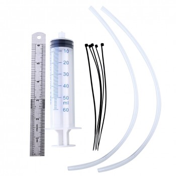 Fork Oil Tool Kit Gauge Level 60ml Syringe Shock Sag Adjuster Ruler Motorcycle*
