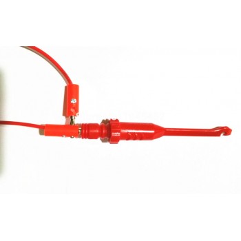 2pcs Piercing Test Clip and 2 pcs banana lines,  Heavy-Duty Insulation Piercing Probe Automotive test Clip with back probe