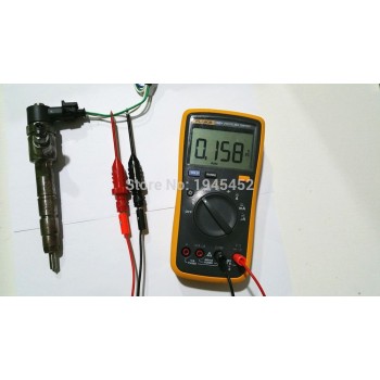 2pcs Piercing Test Clip and 2 pcs banana lines,  Heavy-Duty Insulation Piercing Probe Automotive test Clip with back probe