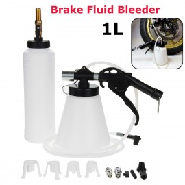 1L Air Brake Bleeder Kit Pneumatic Clutch Vacuum Oil Bleeding Extractor Fill Bottle