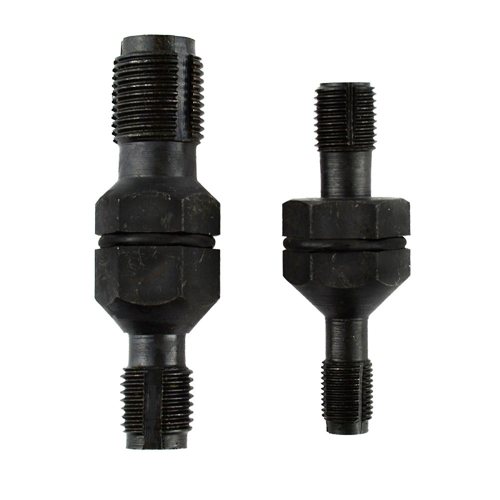 Spark Plug Damaged Rethread Repair Tool M10 x 1.0/M12 x 1.25 M14 x 1.5/M18 x 1.5 Double-sided Rethreader Thread Chaser ST0216