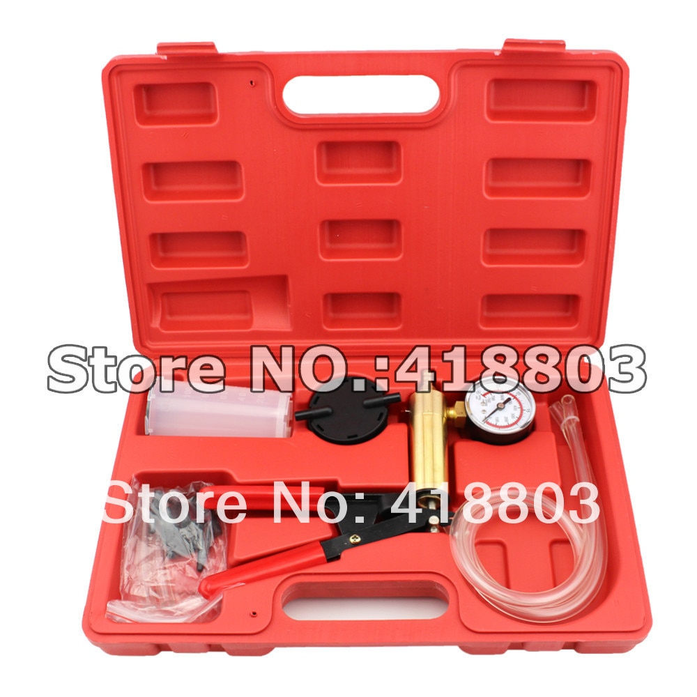 Brake Bleeder amp;Hand Held Vacuum Pump Kits Tester 2 in 1