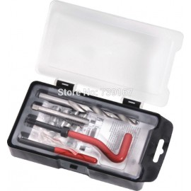 M10 X 1.25 X 13.5mm Thread Repair Tool For Helicoil Motorcycle Car Helical Coil Wire Insert Kit Auto Garage Tools AT2059E