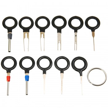 Mayitr 2017 Hot 11pcs Terminal Removal Tool Key Pin Wire Crimp Connector Pin Extractor Kit Car Electrical Key Tools