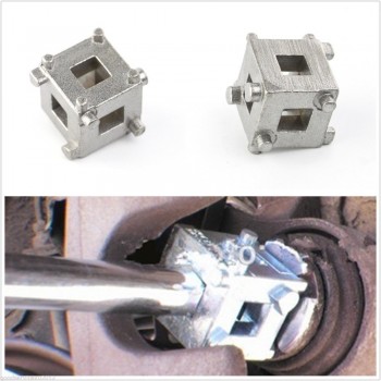 3/8 Drive Disc Brake Piston Wind-back Wind Back Caliper Removal Cube Tool For Vehicles with 4 Wheel Disc Brakes