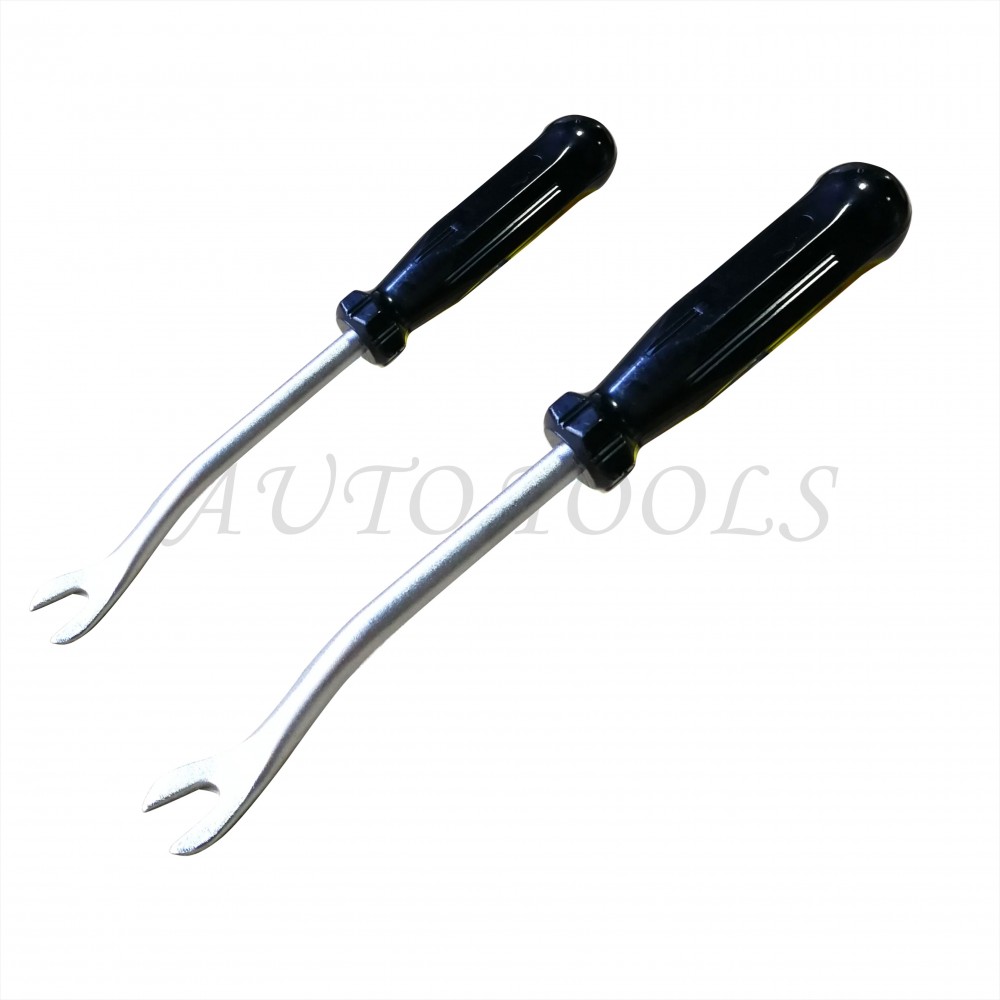 2Pc Car Door Panel Remover amp; Interior Trim Clip Popper Tool Kit