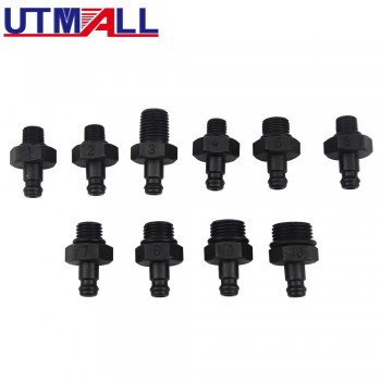 UTOOL Full System Automotive Engine Oil Pressure Test Kit Tester Car Garage Tool 0-140PSI Low Oil Warning Devices