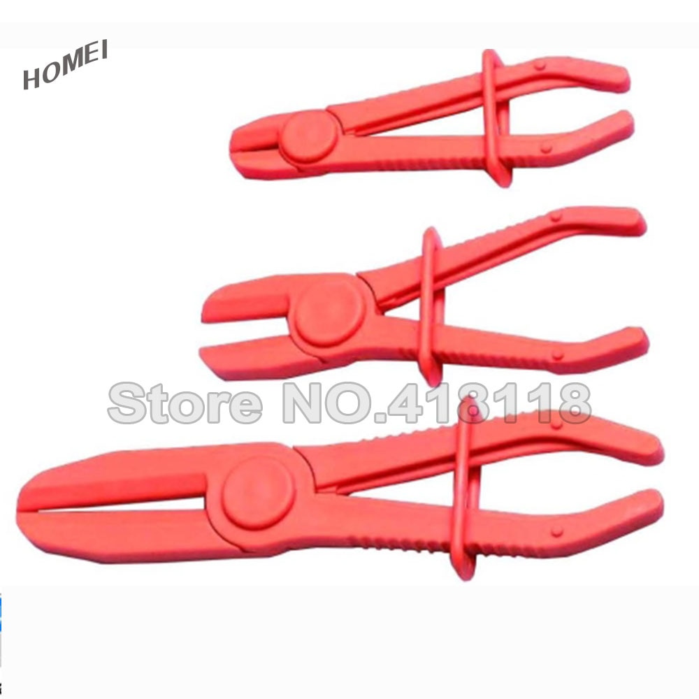 3Pcs/Set Nylon Hose Clamp Tool Set Brake Fuel Water Line Clamp Plier Hands Tool