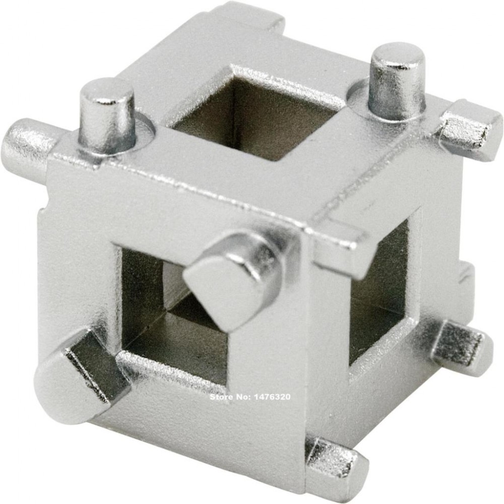 Automotive Brake Disc Caliper Piston Rewind 3/8 Drive Cube Removal Tool AT2134