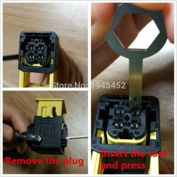8 pcs Auto Car Plug Circuit Board Wire Harness Terminal Extraction Pick Connector Crimp Pin Back Needle Remove Tool Set