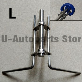 Universal 3Pcs S M L 3 Sizes Steel Hydraulic Cylinder Piston Rod Seal Up U-cup Installation Tools Prevents Damage