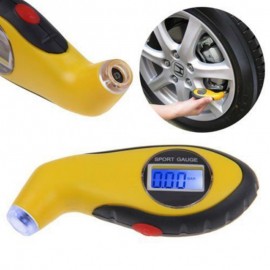 Digital LCD Car Tire Tyre Air Pressure Gauge Meter Manometer Barometers Tester Tool For Auto Car Motorcycle