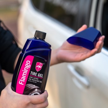 500ml Car Enhanced Oilbase Tire Protectant Gel Tire Shine Tire Dressing Tire Glaze High Gloss Finish Shine 17.64oz