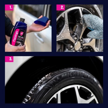 500ml Car Enhanced Oilbase Tire Protectant Gel Tire Shine Tire Dressing Tire Glaze High Gloss Finish Shine 17.64oz