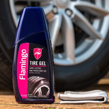 500ml Car Enhanced Oilbase Tire Protectant Gel Tire Shine Tire Dressing Tire Glaze High Gloss Finish Shine 17.64oz