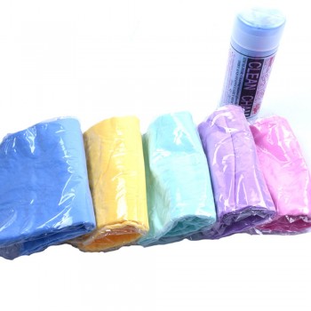 43*32*0.2CM Super Absorption Microfiber Car Care Towel Car Wash Cleaning PEVA Synthetic Suede Car Styling