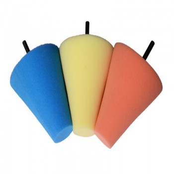 1 PCS Car Polishing Sponge Conical Shape Wheel Hub Tool Auto Burnishing Foam disc For Car Cleanning Buffing Pads Accessories