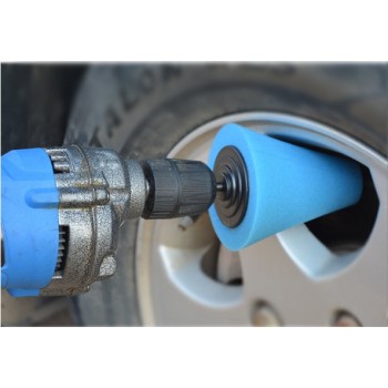AUDEW Three Colors of Different Hardness Conical Shape Polishing Wheel Buffing Pads For Car Cleanning Rim Care Accessories