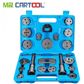 21pcs Universal Car Disc Brake Caliper Rewind Back Brake Piston Compressor Tool Kit Set For Automobiles Garage Repair Tools