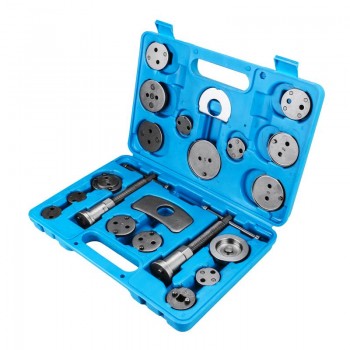 21pcs Universal Car Disc Brake Caliper Rewind Back Brake Piston Compressor Tool Kit Set For Automobiles Garage Repair Tools