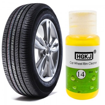 2pcs/Set HGKJ-14 High Concentrate Car Tire Rim Cleaning Agent Dropshipping Portable Auto Wheel Detergent Rust Remove TSLM1