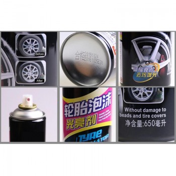 650ml Auto Tire Nano Coating Agent High Brightness Glitter Protective Coating Make Tire Black Anti Aging