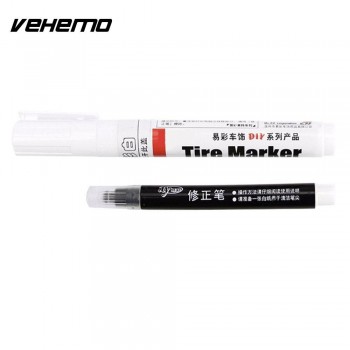 2pcs Paint Care Permanent Tire Pen Part Tire Marker Tread Tire Paint Pen Universal Carwash