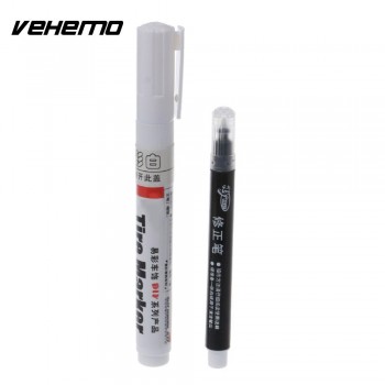 Tire Paint Pen 2pcs Permanent Tire Pen Waterproof Tire Marker Universal Care