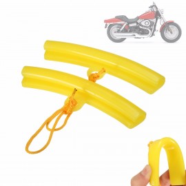 2PCS Alloy Motorbike Motorcycle Wheel Rim Protector Tyre Remove Edge Protection Universal