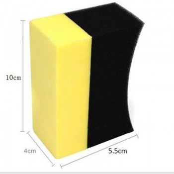 Youwinme 50pcs U-Shape Car Wheels Cleaning Auto Tyre Wash Brush Sponge Truck Tire Paint Care Wax Polishing Washer Wipe